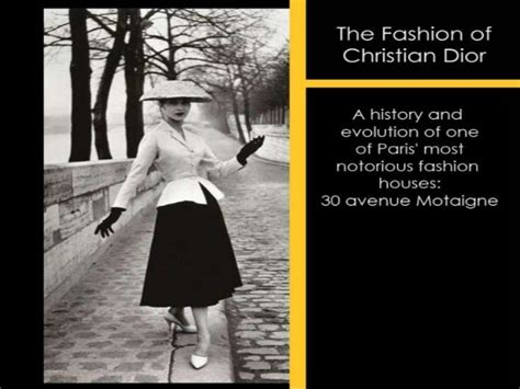 Dior history ppt